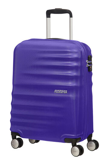 overeenkomst Absorberend Gooi Wavebreaker 4-wheel cabin baggage Spinner suitcase 55x40x20cm Nautical Blue  | Rolling Luggage UK