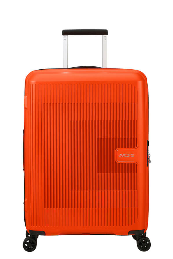Orange Aerostep Luggage 67cm | Bright Tsa 67/24 Spinner Rolling UK Exp