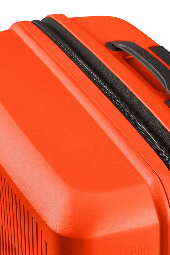 Rolling 67cm Spinner Orange Aerostep Luggage Exp | 67/24 Tsa UK Bright