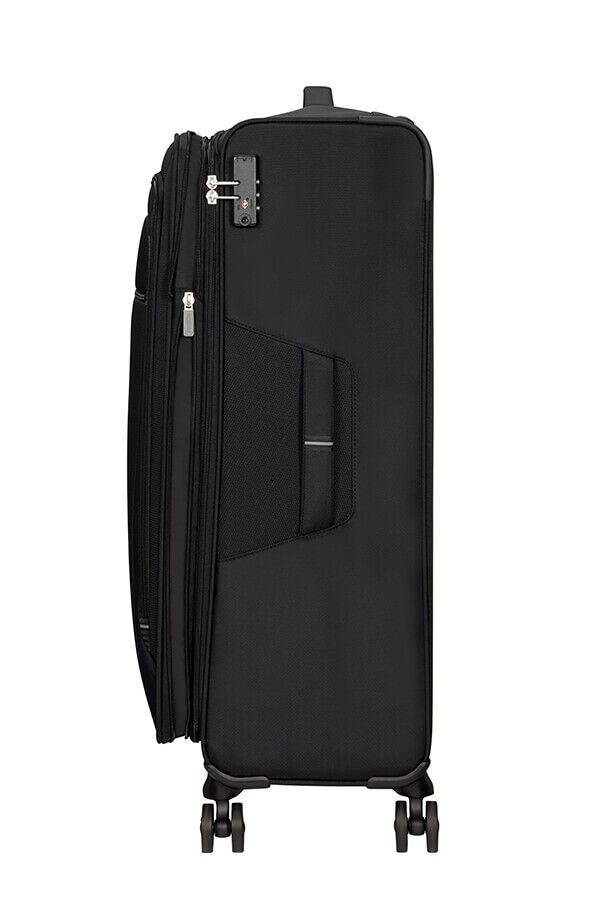 Crosstrack Spinner Expandable 79cm | Black/Grey Luggage UK Rolling