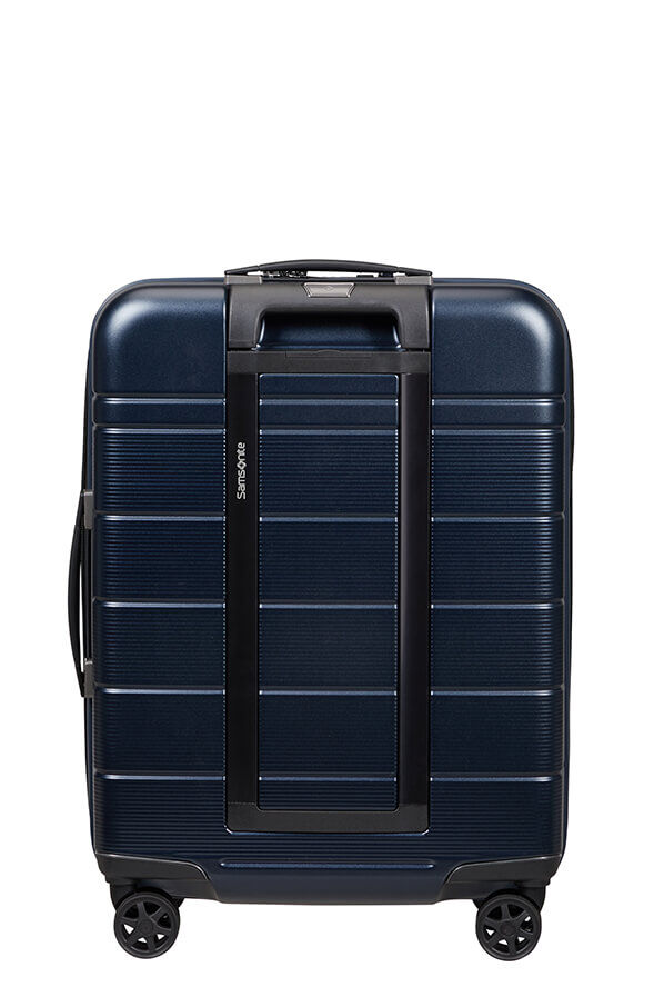 Neopod Spinner Expandable Access Blue Midnight Luggage UK | 55cm Rolling Easy