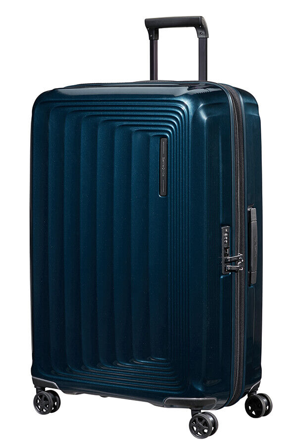 Dark blue sales suitcase