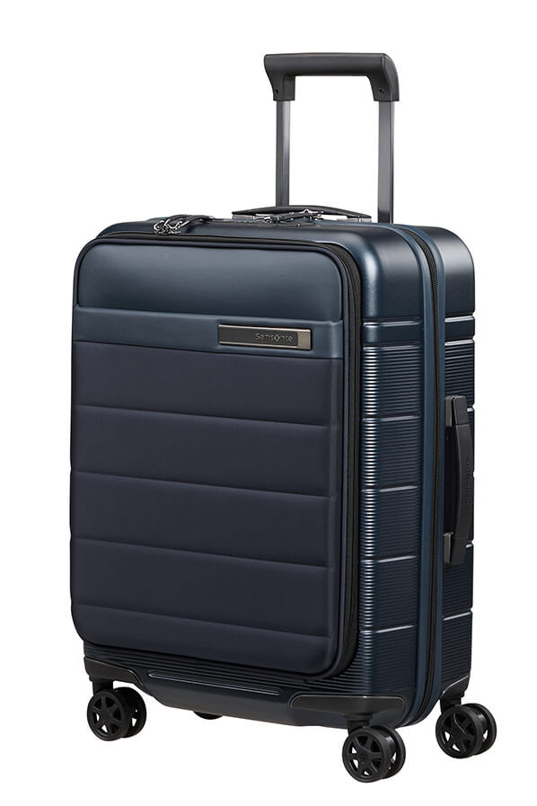 Neopod Spinner Expandable 55cm Access Blue | Rolling Midnight Easy Luggage UK