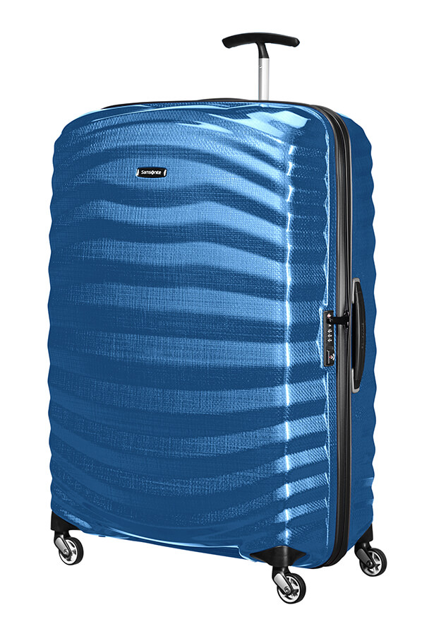 samsonite light blue luggage